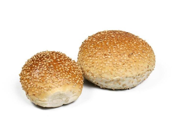 Mini wit broodje met zaad