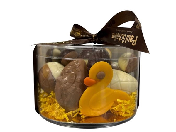 Trommel klein met eieren